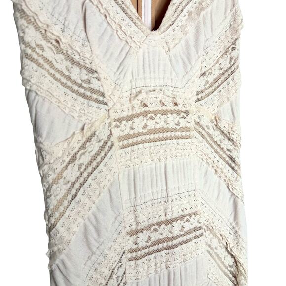 Cinq a Sept Kora Lace Choker Midi Dress Size 00 Sheath Cocktail Wedding Formal - Picture 6 of 13